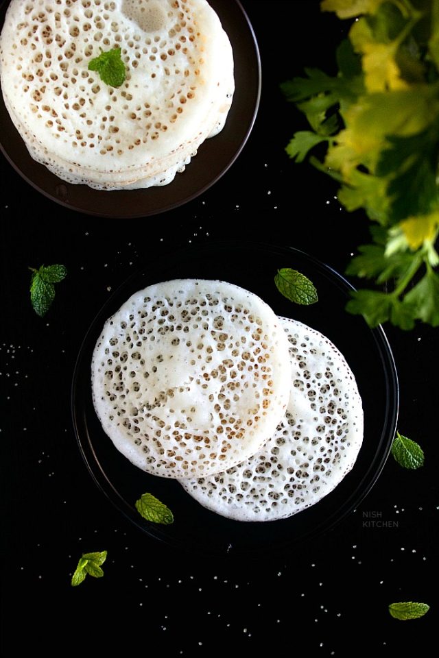 Appam | Rice and Coconut Pancakes | Video - Nish Kitchen