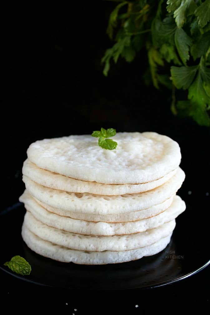 appam with coconut milk