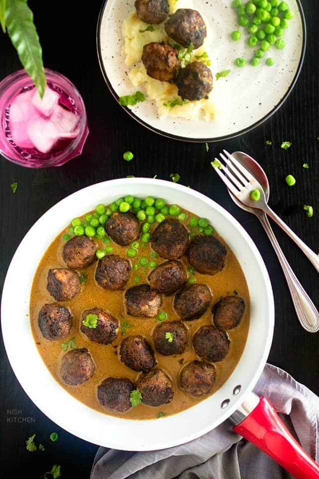 Ikea Swedish Meatballs With Cream Sauce Video Nish Kitchen