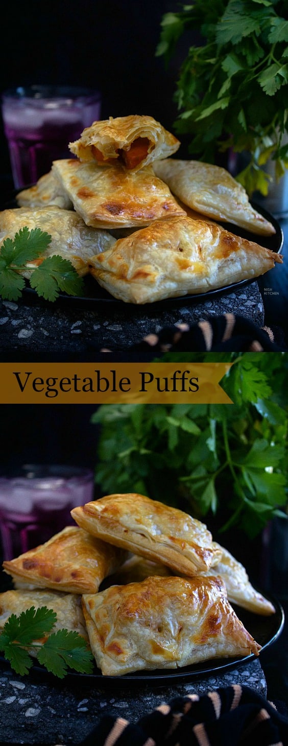 Veg Puffs or Vegetable Puffs