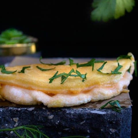 Japanese souffle omelette recipe video