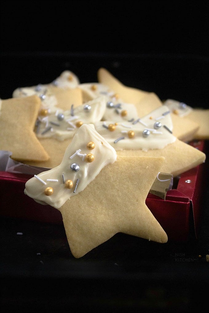 Christmas Star Cookies | Video - NISH KITCHEN