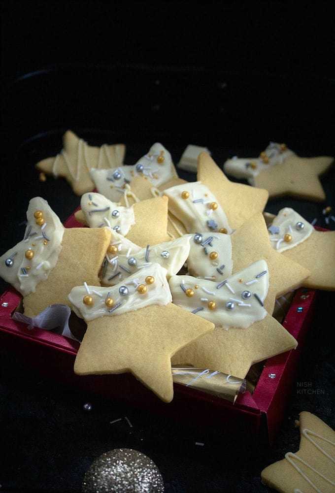 Star Cookies for Christmas 
