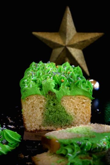 Surprise Inside Christmas Tree Cake Recipe Video