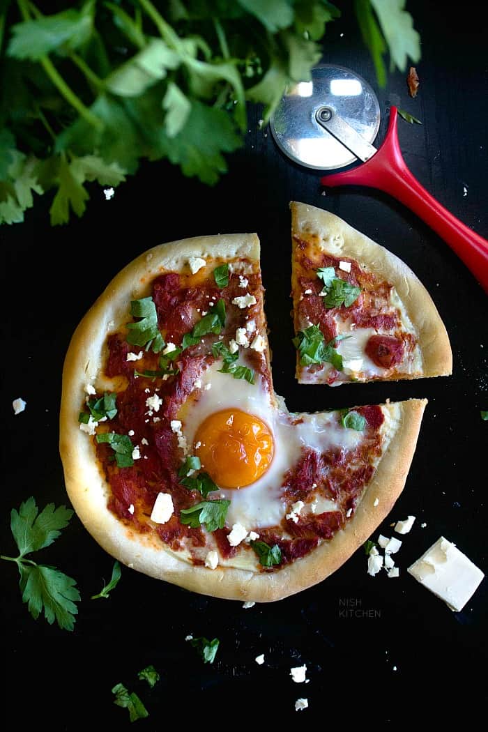 shakshuka pizza recipe video