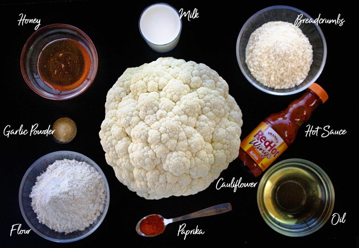 cauliflower wings ingredients