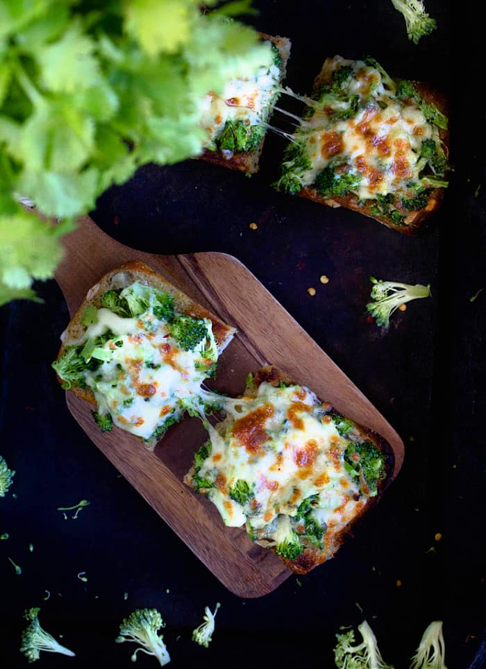 Broccoli cheese melts recipe