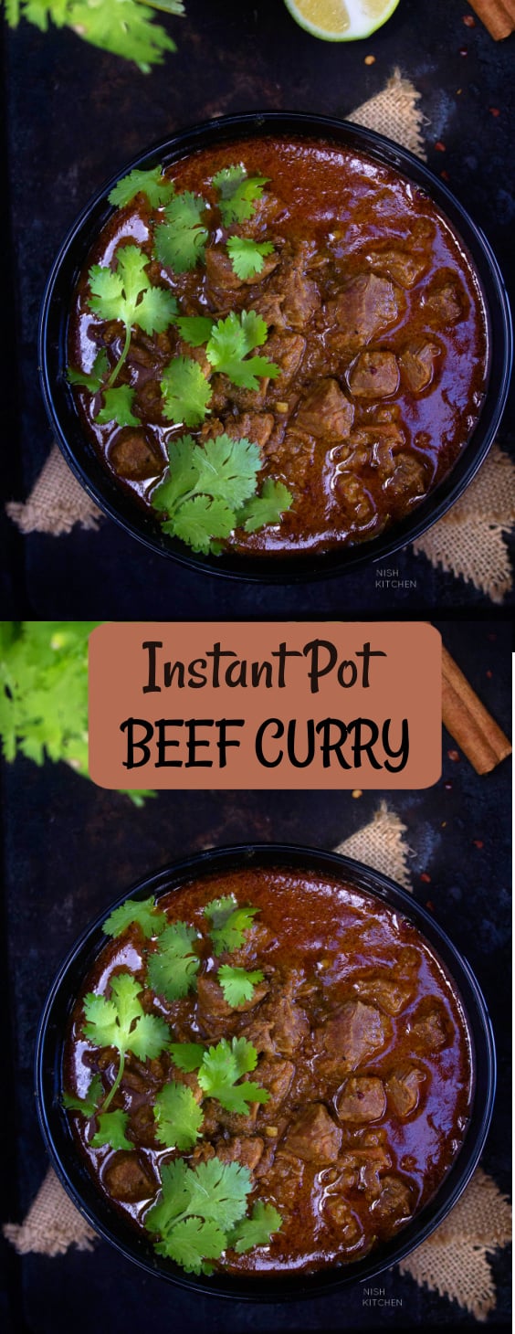 instant pot beef curry recipe