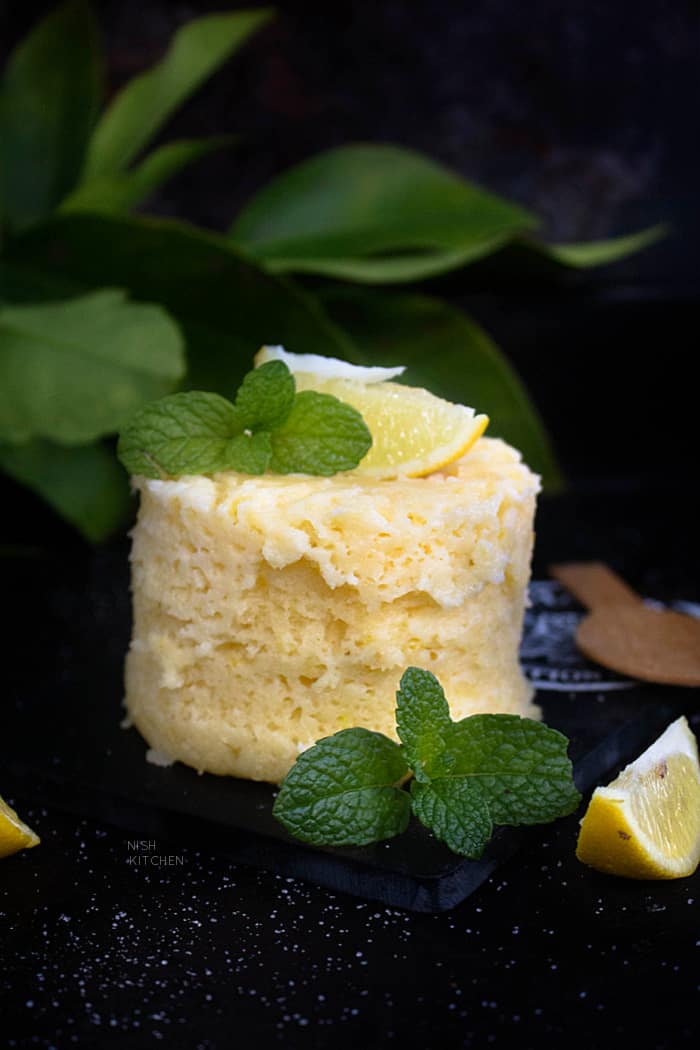 Microwave Lemon Mug Cake Recipe Video