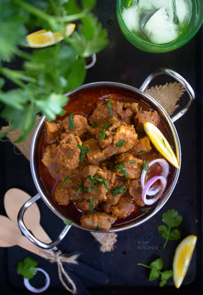 Goan vindaloo curry with pork