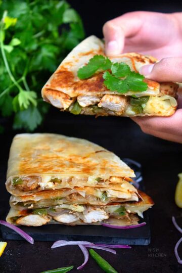 Chicken Cheese Quesadilla Recipe Video