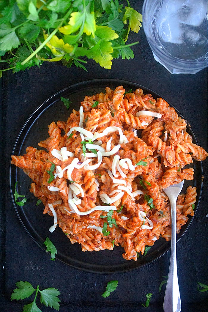 Creamy tomato pasta recipe