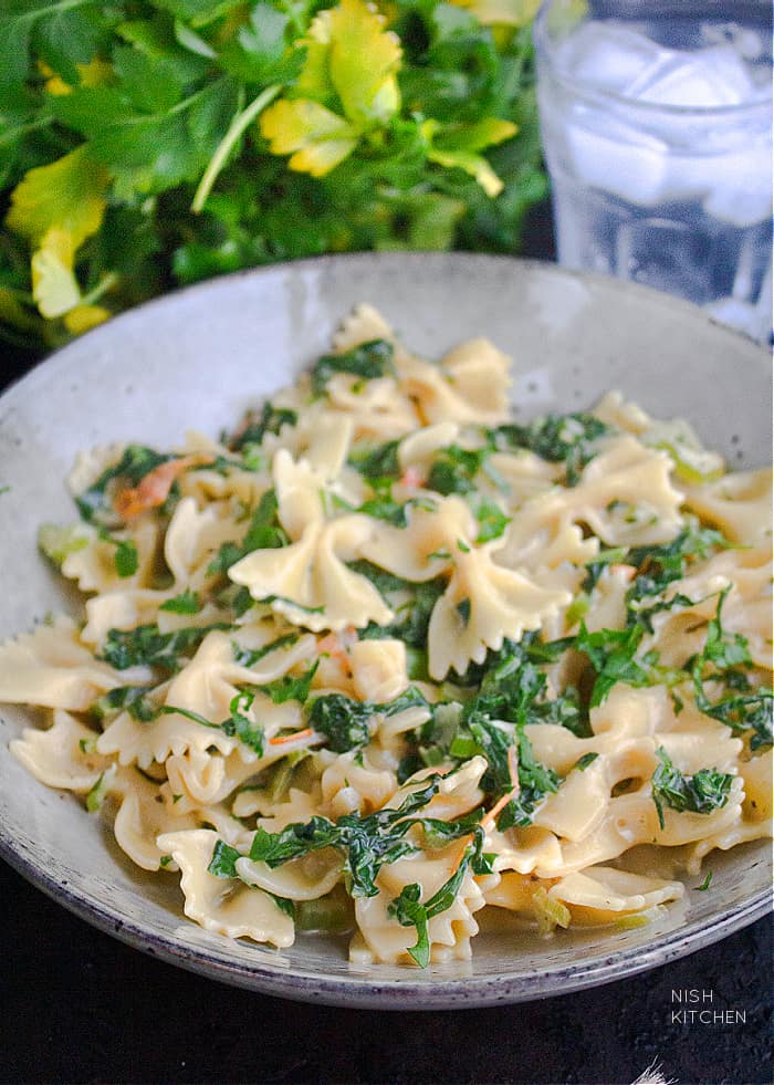 spinach pasta recipe