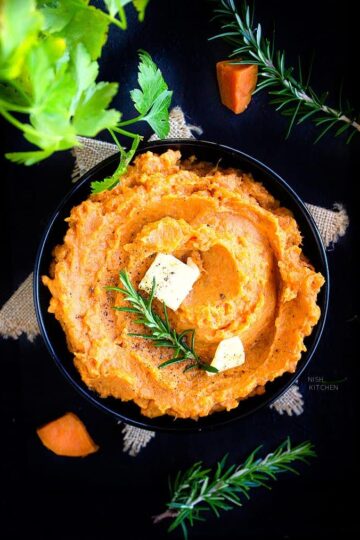 Savory Mashed Sweet Potatoes Recipe Video