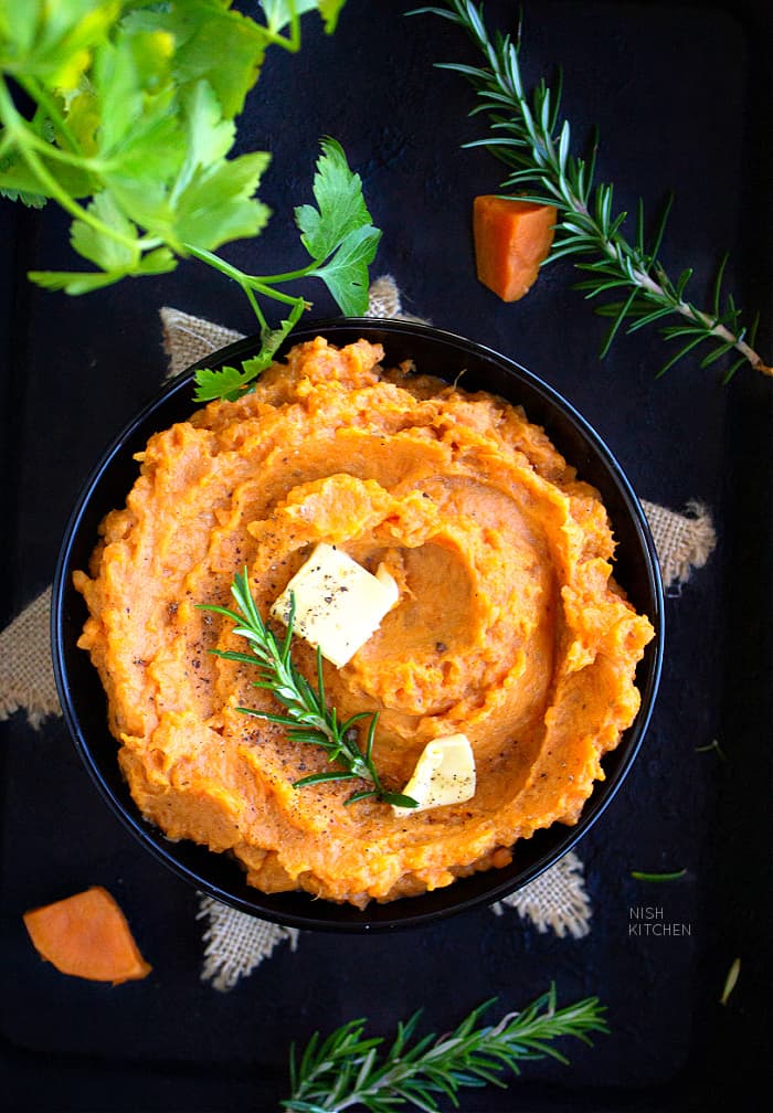 Mashed Sweet Potatoes for thanksgiving