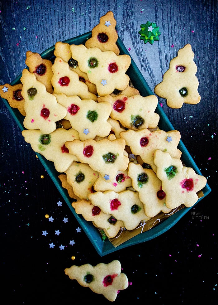 Christmas tree cookies recipe video