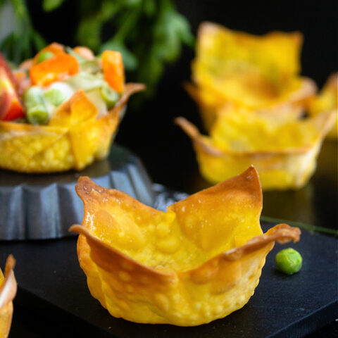 How to make wonton cups video