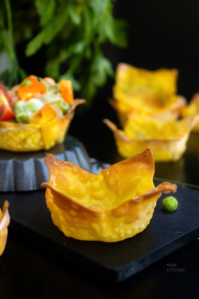 How to make wonton cups video