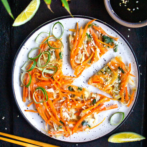 Korean vegetable pancake recipe video