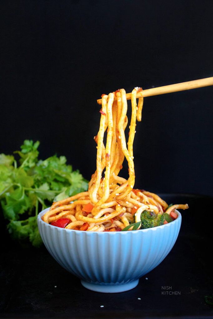 Schezwan Noodles Recipe Video