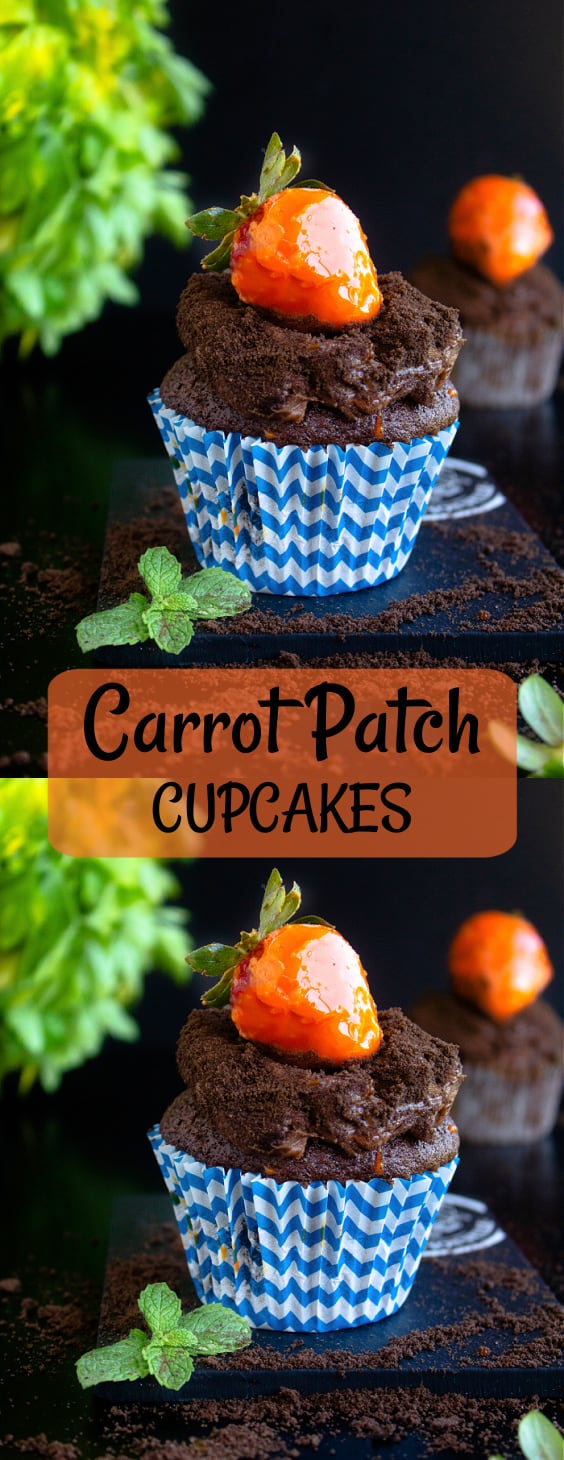Carrot patch Cupcakes - easter Recipes