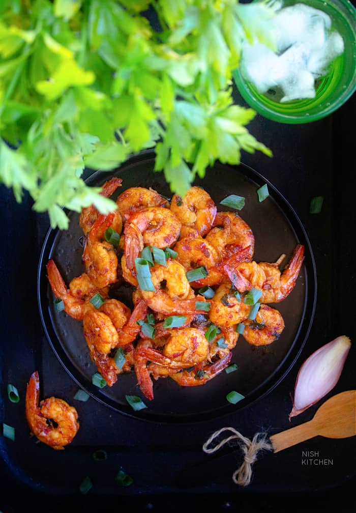 Asian chili garlic shrimp recipe video