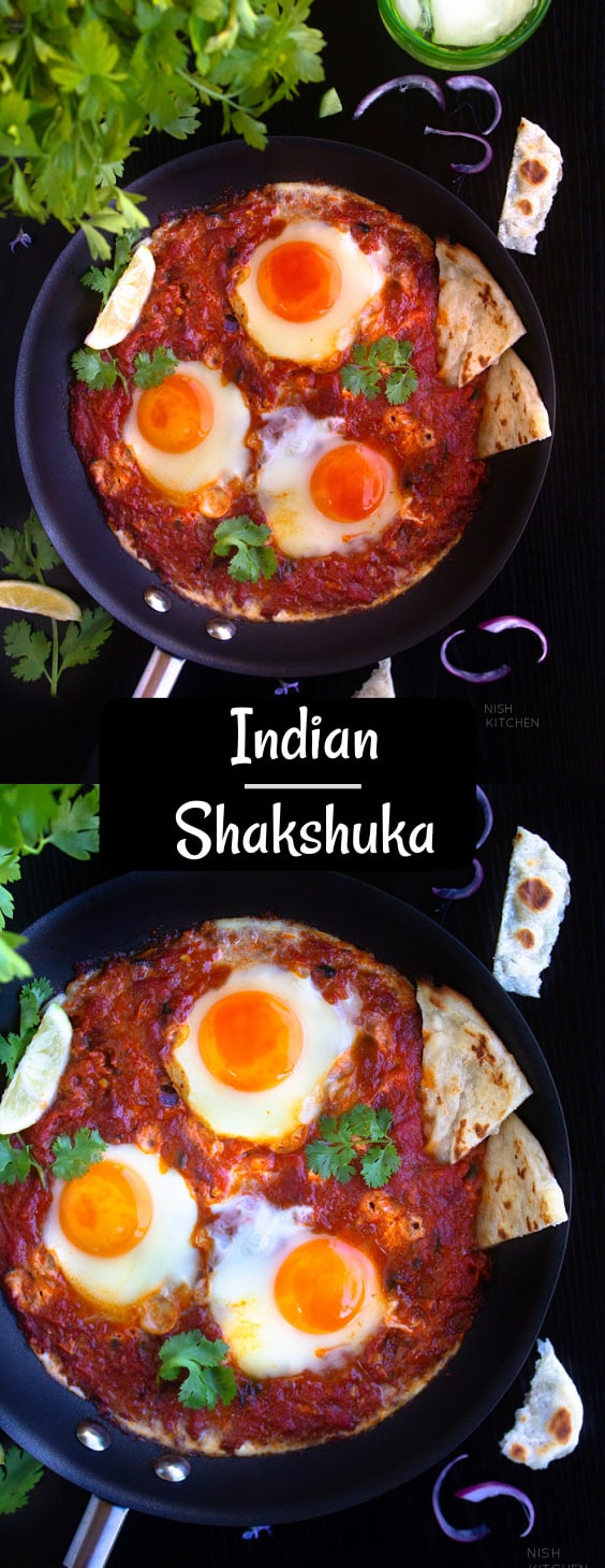 Indian Shakshuka - Tamatar Par Eedu