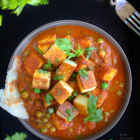 Matar paneer recipe video