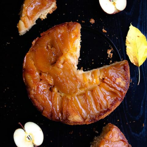 Upside down apple cake recipe video