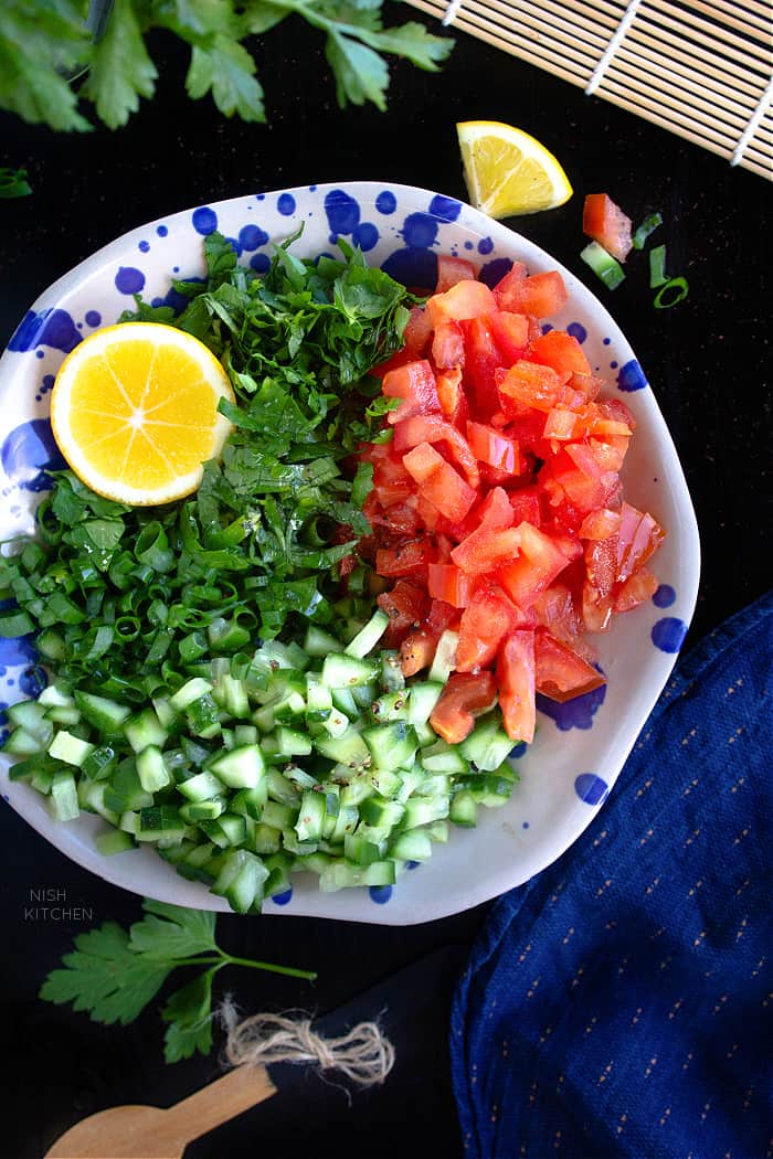 Arabic salad recipe video