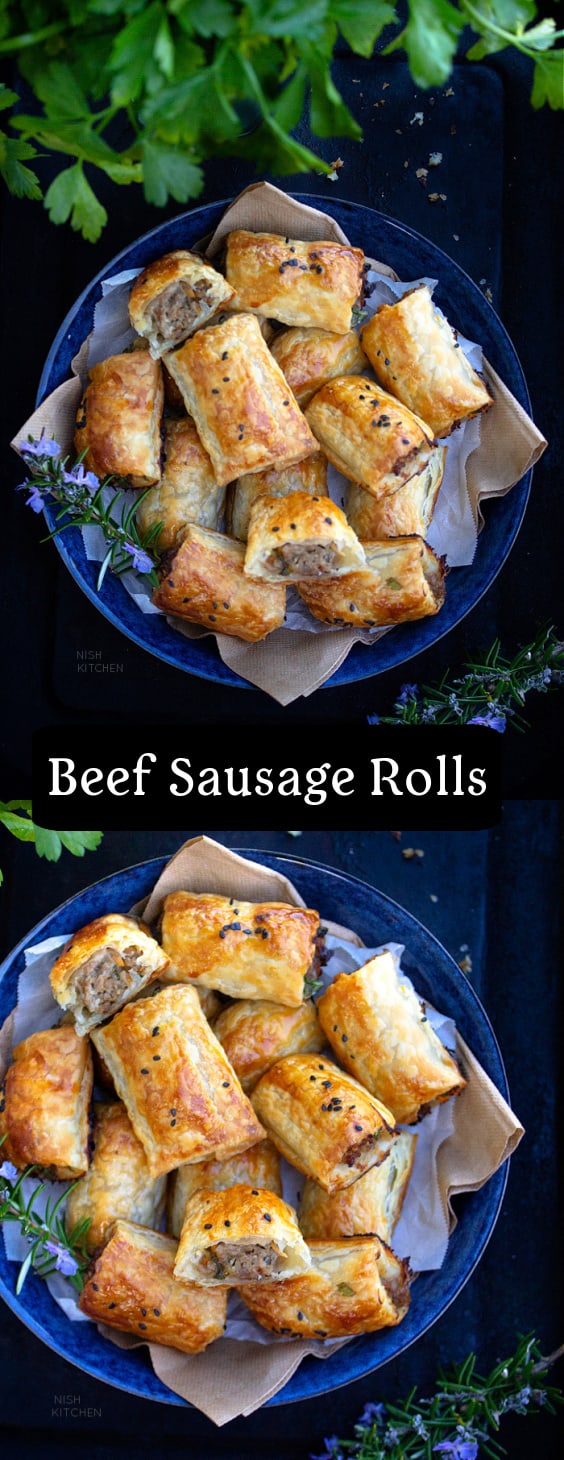 Beef sausage rolls