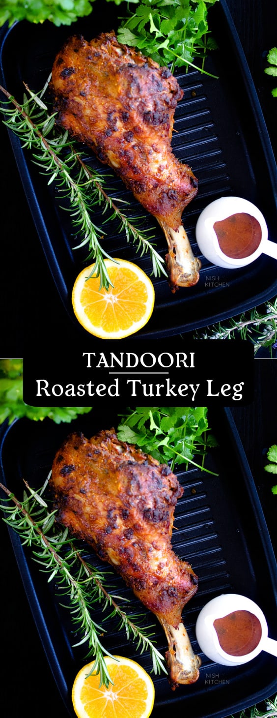 Tandoori roasted turkey legs