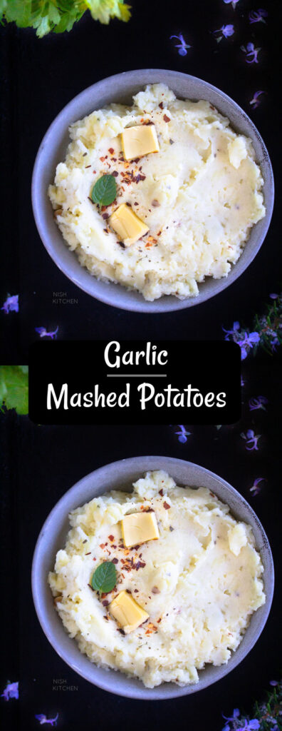 Garlic Mashed Potatoes | Video - NISH KITCHEN