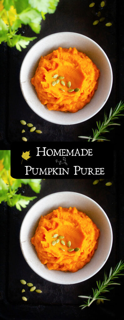 Homemade Easy Pumpkin Puree Recipe