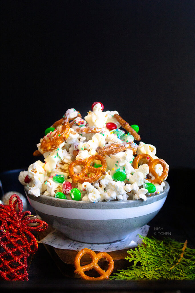 Festive Popcorn for christmas
