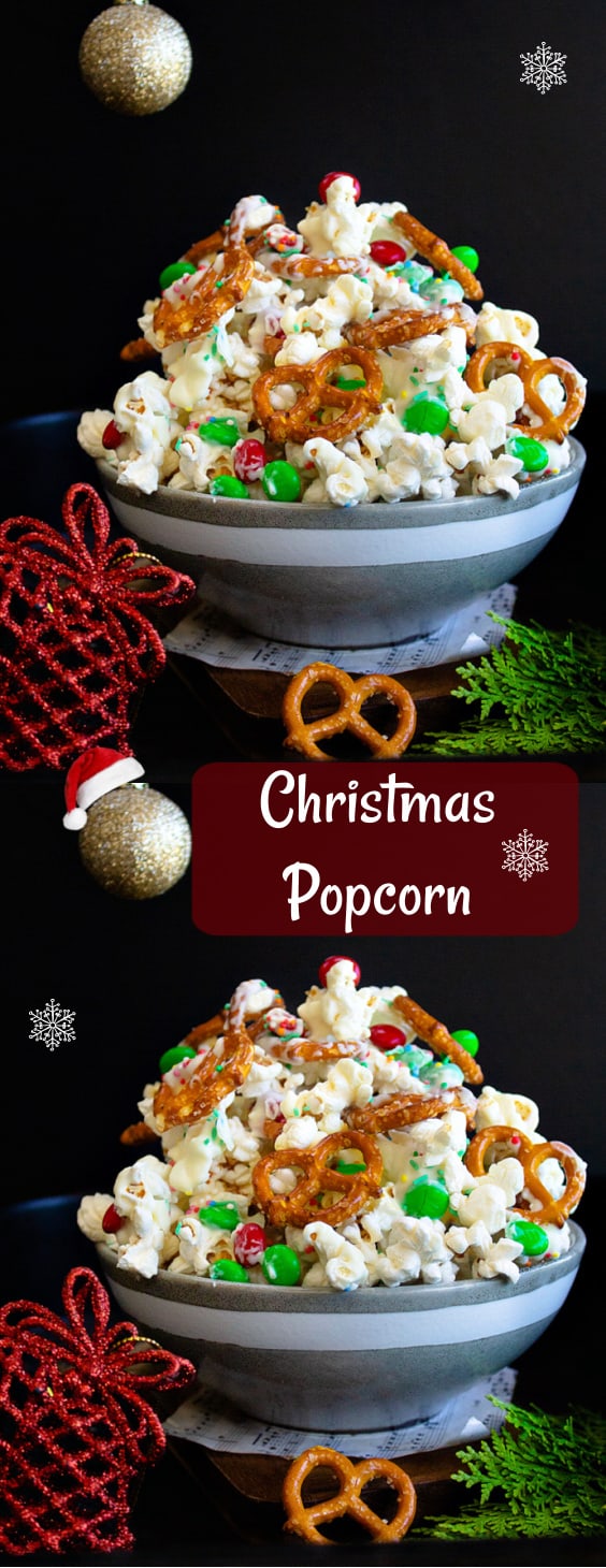 Christmas Popcorn | Video - NISH KITCHEN