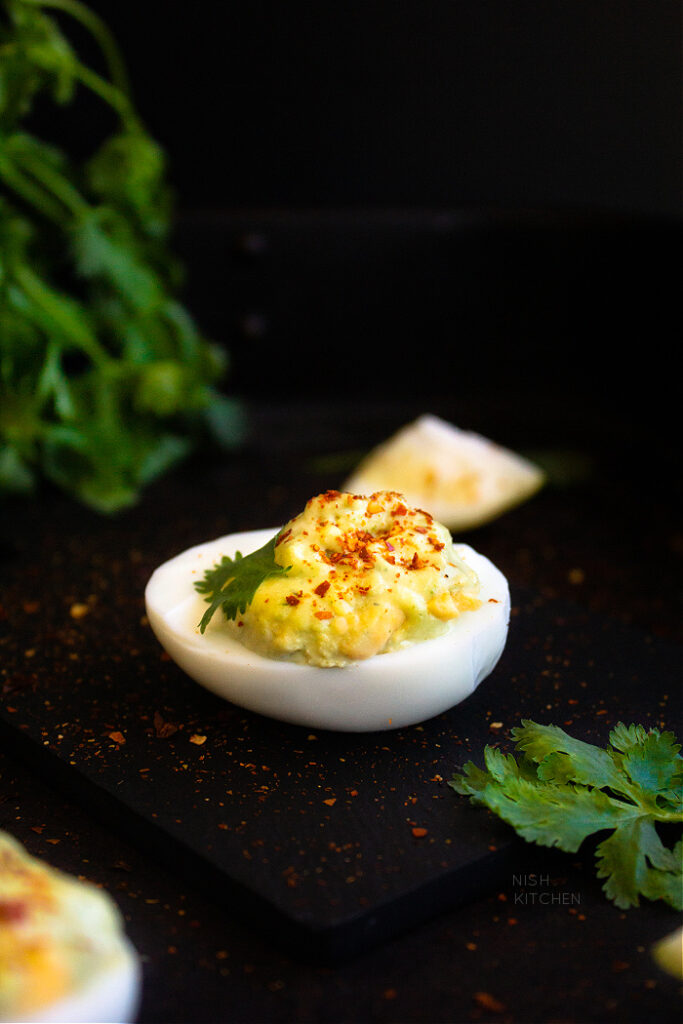 indian spicy deviled eggs recipe