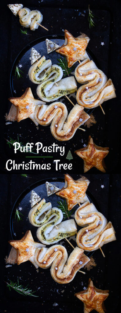 Puff Pastry christmas Trees