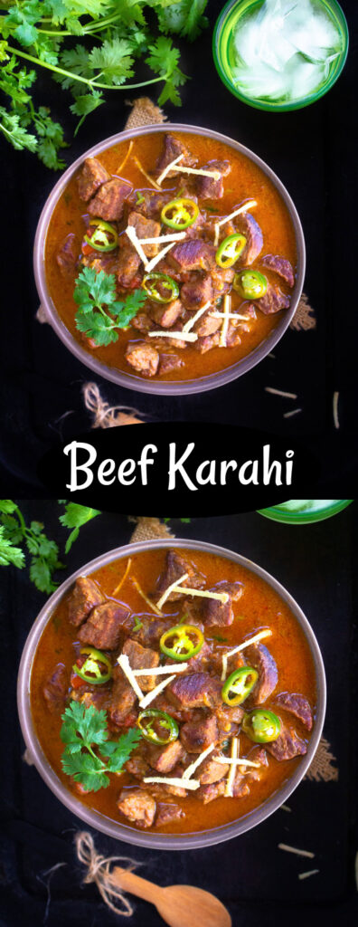 Restaurant Style beef karahi