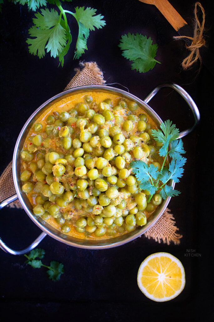 green peas curry recipe