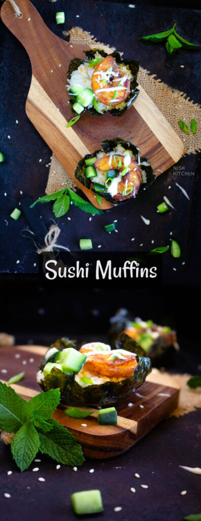 sushi cups or sushi muffins