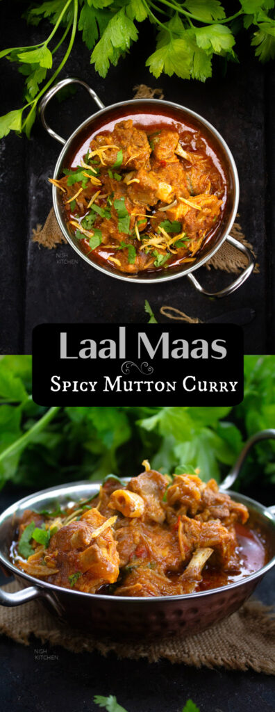 Laal maas - spicy mutton curry