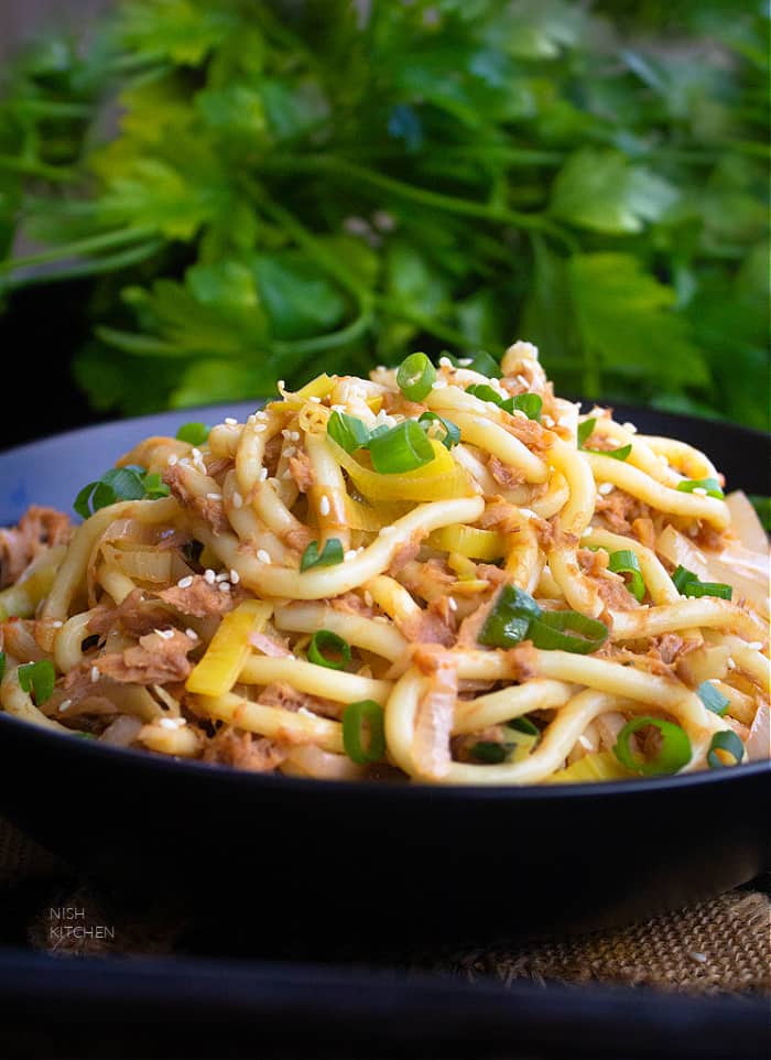 Noodles with tuna recipe