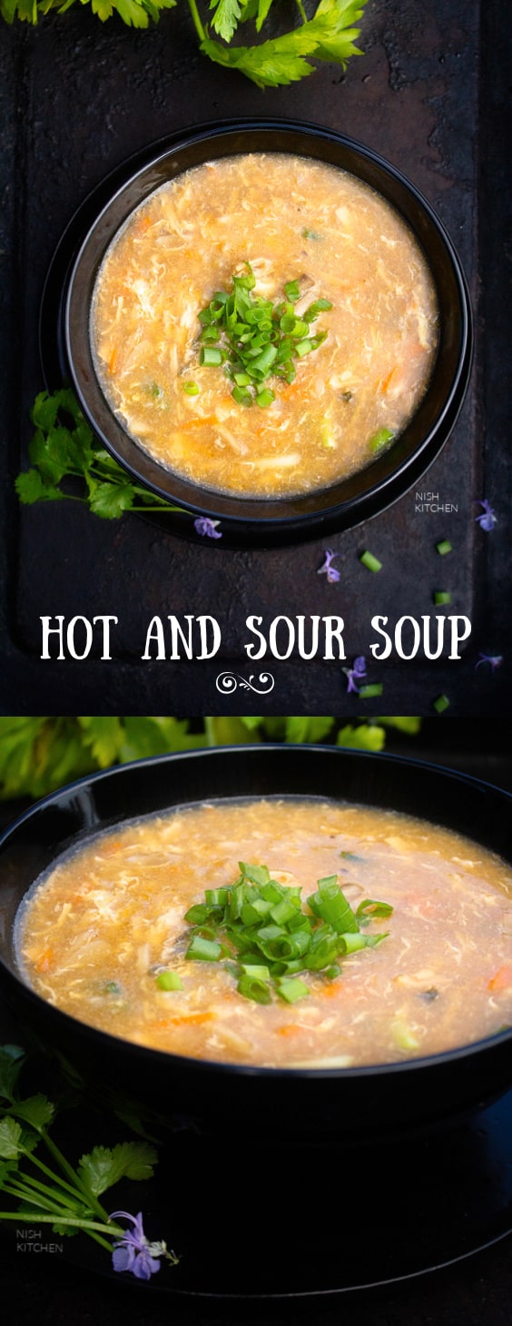 Indian Hot And Sour Soup | Video - NISH KITCHEN