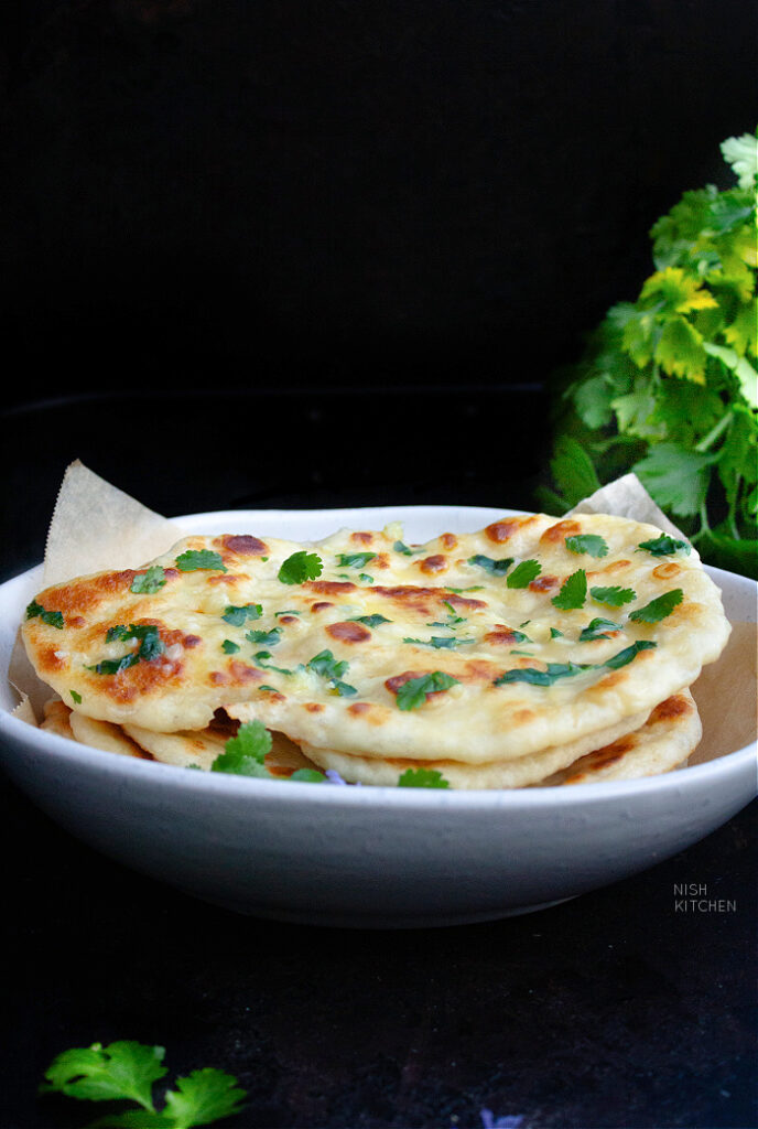 Naan with two ingredients