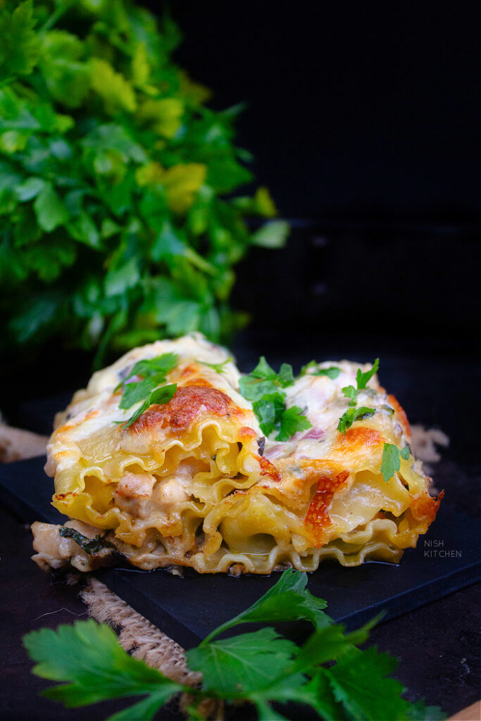 chicken alfredo lasagna rolls recipe video