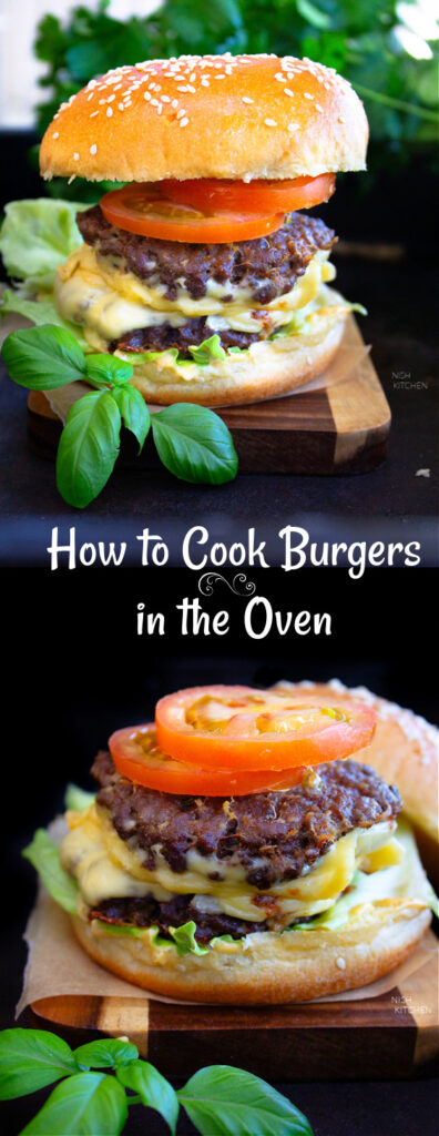 How to cook burgers in the oven pefectly