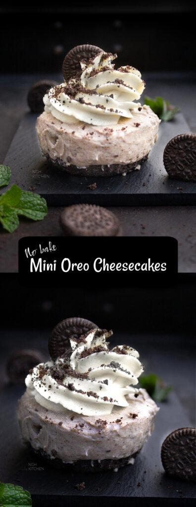 No bake mini oreo cheesecake recipe