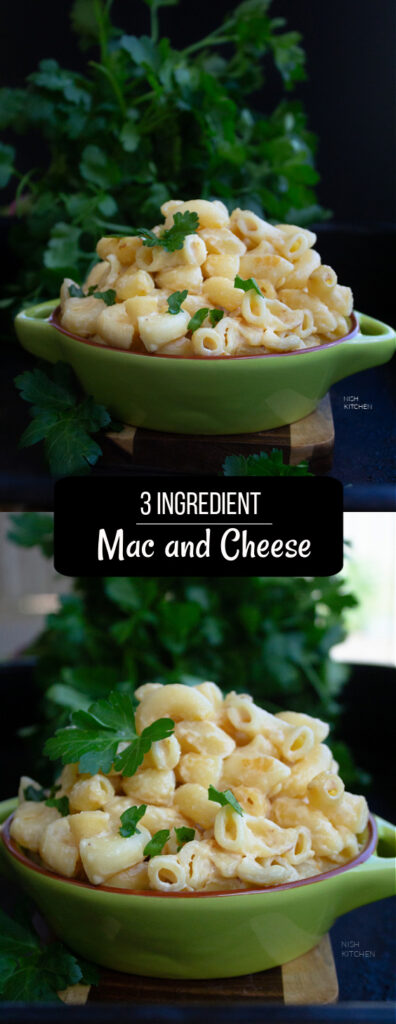 Creamy 3 ingredient Mac and cheese