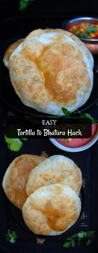tortilla bhatura hack